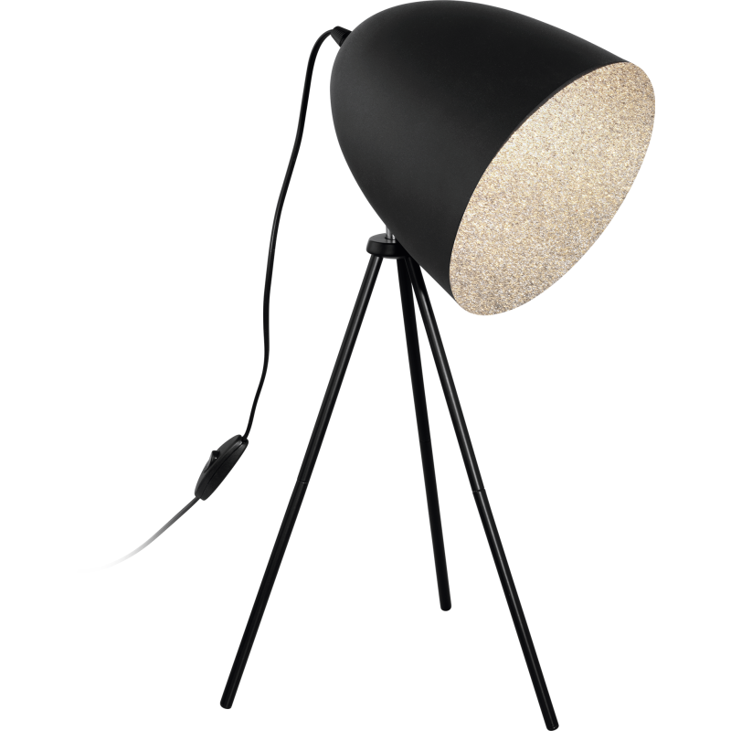 Pöytävalaisin Lumimart Mareperla E27 musta