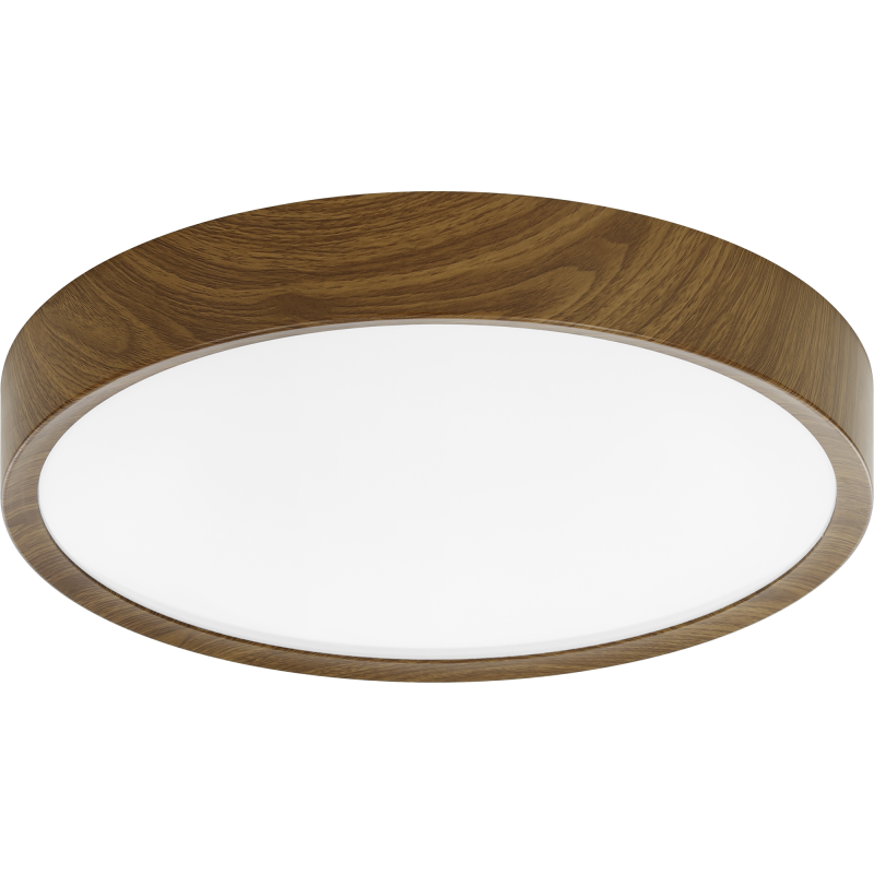 LED-plafondi Eglo Musurita 44 cm puu/valkoinen