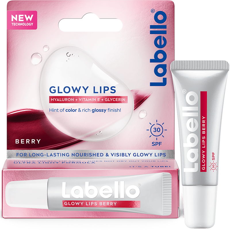 Huulivoide Labello 10 ml Glowy Lips Berry SK 30