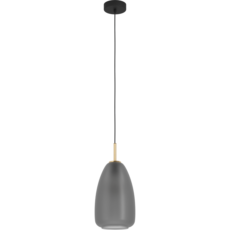 Riippuvalaisin EGLO Alobrase 40W Ø20cm mattaharmaa/harjattu messinki