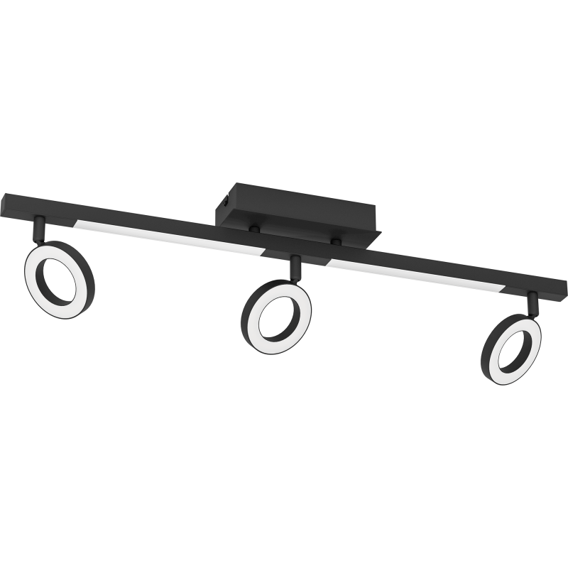 Spottivalaisin 3-os EGLO Cardillio 2 led 3x3,2W 38,5x8,5x17,5cm musta/valkoinen