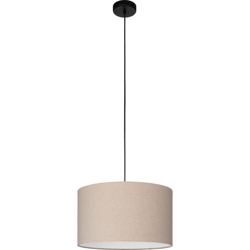 Riippuvalaisin Eglo Feniglia E27 maks 40W IP20 musta/pellava