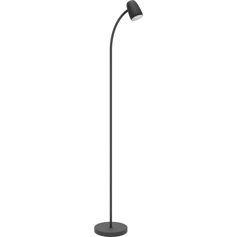 Lattiavalaisin Eglo Carlo E14 maks 18W IP20 musta