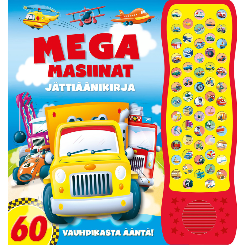 Jättiäänikirja Megamasiinat - 60 vauhdikasta ääntä