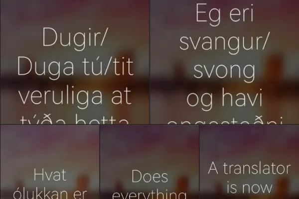Huawei dugir nú føroyskt