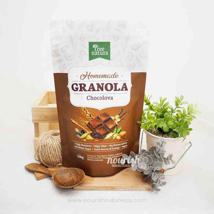Tree Natura, Granola Chocolova 500gr (Dark Chocolate)