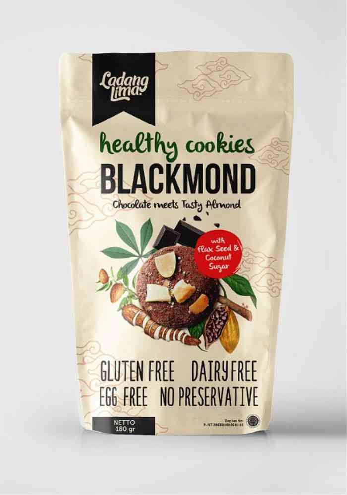 Ladang Lima, Gluten Free Blackmond Cookies (180 gr)