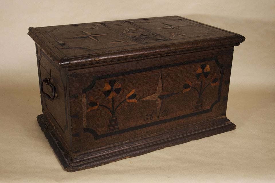 Cechovní truhlice spol. tkalcovského, 1761