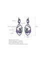 925 Sterling Silver With 18k Gold Plated Vintage Animal Drop Earrings