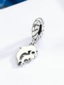 925 silver cute dolphin charm