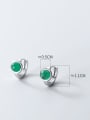 925 Sterling Silver With  Geometric Earrings