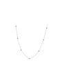 925 Sterling Silver With Charm Birthday Necklaces