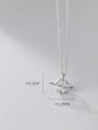 925 Sterling Silver With Rose Gold Plated Delicate Planet Congratulations Necklaces