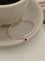 925 Sterling Silver With  Enamel Heart Bracelets