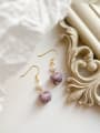 925 Sterling Silver With 18k Gold Plated Delicate Flower Earrings