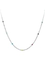 925 Sterling Silver With Beads Necklaces