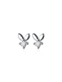 925 Sterling Silver With 18k Gold Plated Delicate Animal Stud Earrings