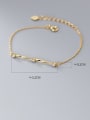 925 Sterling Silver With 18k Gold Plated Delicate Geometric Bracelets