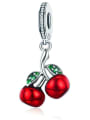 925 Silver Summer Cherry charm