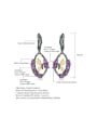 925 Sterling Silver With 18k Gold Plated Vintage Butterfly Drop Earrings