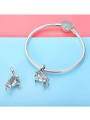 925 silver cute unicorn charm