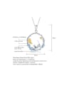 925 Sterling Silver With White Gold Plated Delicate Animal Necklaces