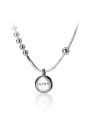 925 Sterling Silver With Personalized Round Party Necklaces