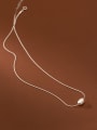 925 Sterling Silver With 18k Gold Plated Delicate Irregular Birthday Necklaces