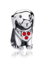 925 silver cute puppy charm