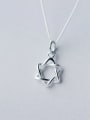 925 Sterling Silver With Star Necklaces