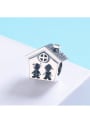 925 silver warm house charm