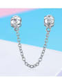 925 silver cute heart charm