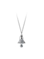 925 Sterling Silver With 18k Gold Plated Personalized  Bell Party Necklaces