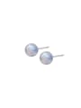 925 Sterling Silver With Ball Stud Earrings