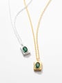 925 Sterling Silver With 18k Gold Plated Vintage Geometric Birthday Necklaces