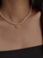 925 Sterling Silver With 18k Gold Plated Vintage Heart Necklaces