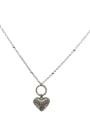 925 Sterling Silver With Heart Necklaces