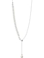 925 Sterling Silver With 18k Gold Plated Personalized Grain Tassel Necklaces