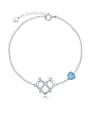 925 Sterling Silver With Topaz 12 Constellation Bracelets