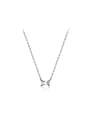 925 Sterling Silver With 18k Gold Plated Delicate Geometric Birthday Necklaces