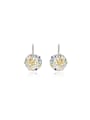 925 Sterling Silver With White Gold Plated Delicate Animal Stud Earrings