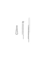 925 Sterling Silver With Tassel Threader Earrings