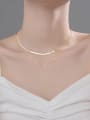 925 Sterling Silver With 18k Gold Plated Personalized Chain Multi Strand Necklaces