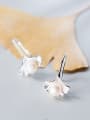 925 Sterling Silver With Freshwater Pearl Stud Earrings