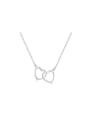 925 Sterling Silver With 18k Gold Plated Delicate Heart Necklaces