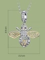 925 silver cute bee charm