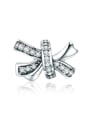 925 silver cute bow charm