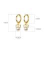 925 Sterling Silver With 18k Gold Plated Delicate Bowknot Earrings