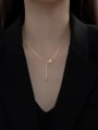 925 Sterling Silver With 18k Gold Plated Personalized Geometric Necklaces