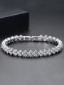 AAA+ Cubic Zircon,Tennis round deluxe Bracelet